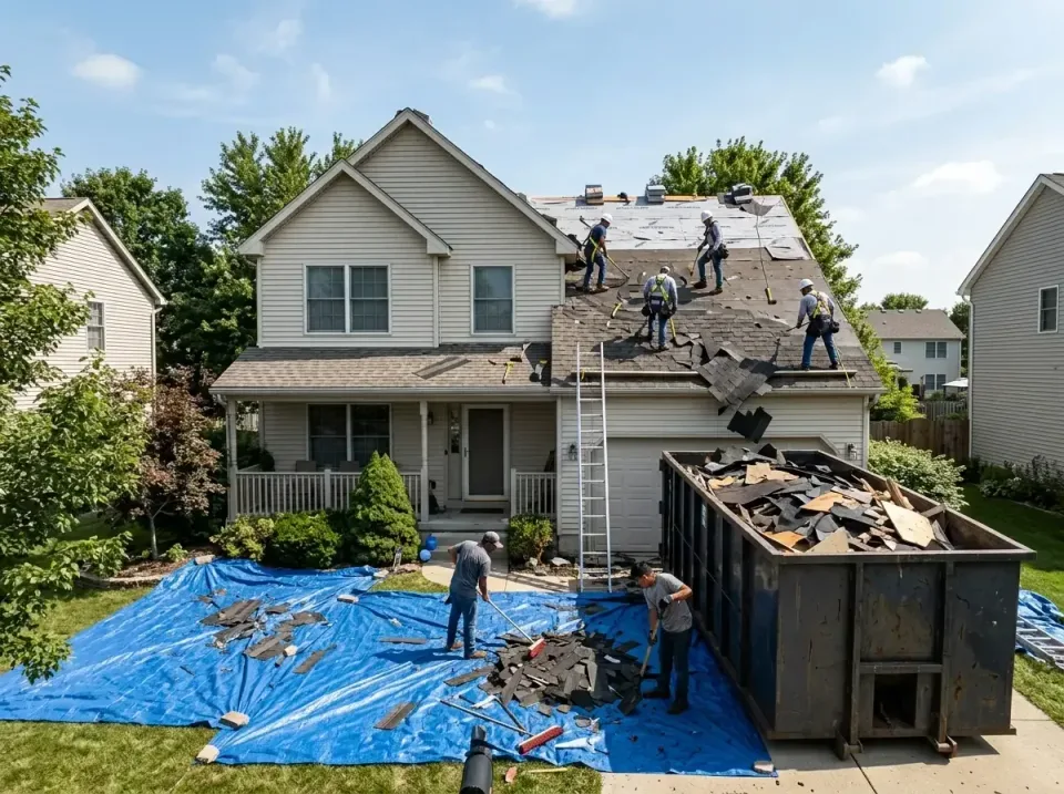roof-replacement-debris-remova-004 — frequently asked questions, Cheapest Dumpster Rentals in Red Bud, IL